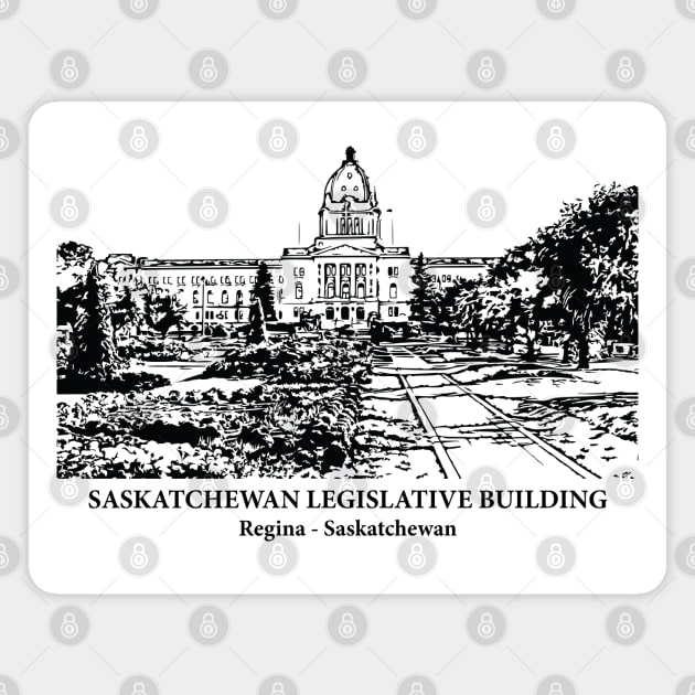 Saskatchewan Legislative Building - Regina SK Magnet by Lakeric